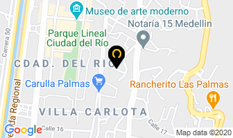 Mapa de Pinturas Horneables Williams Ltda. en Medellín