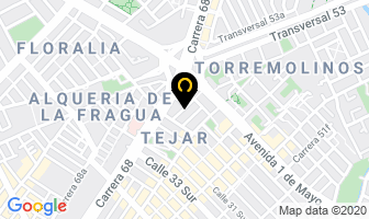 Mapa de Pinturas Neguefo - Pintuber en Bogotá D.C