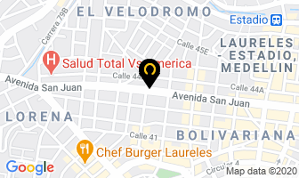 Mapa de Pinturas Nutibara en Medellín