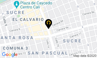 Mapa de Pinturas Quindicolor S.a. en Cali