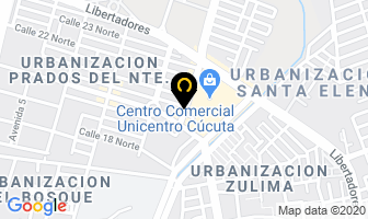 Mapa de Pinzón A. Luz Amparo en Cúcuta