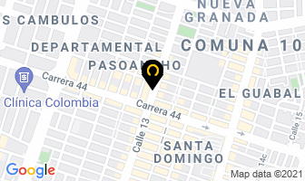 Mapa de Pipes Pollos en Cali