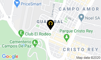 Mapa de Piscinas Mg en Medellín