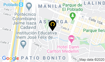 Mapa de Pisos Industriales Multipox en Medellín