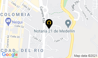 Mapa de Pisos Rubén Peña en Medellín