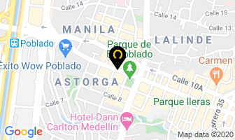 Mapa de Pisos Y Lacas Deva en Medellín