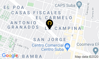 Mapa de Pisos Y Techos El Madero en Bogotá D.C