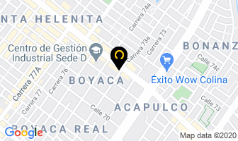 Mapa de Pisotek E.u. en Bogotá D.C