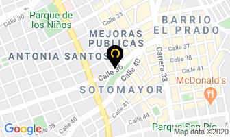 Mapa de Pixenter en Bucaramanga