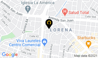 Mapa de Pizano Impresos en Medellín
