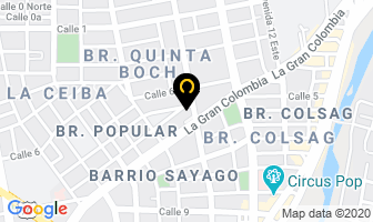 Mapa de Pizza Ceiba Dos en Cúcuta
