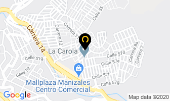 Mapa de Pizza Dagus en Manizales