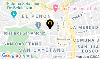 Mapa de Pizza De Pelicula en Cali