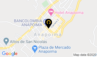 Mapa de Pizza El Corralito en Anapoima