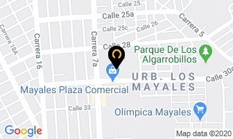 Mapa de Pizza Factory en Valledupar