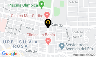 Mapa de Pizza Leña Ltda. en Santa Marta