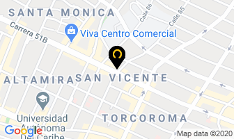 Mapa de Pizza Loca en Barranquilla