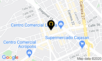 Mapa de Pizza Ricco en Bucaramanga