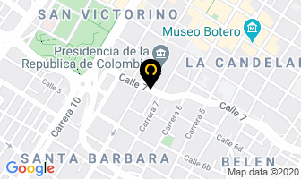 Mapa de Pizzaría 90 Grados en Bogotá D.C
