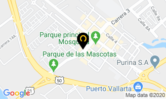 Mapa de Pizzeria 90º en Mosquera