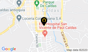 Mapa de Pizzería Bahareque en Caldas