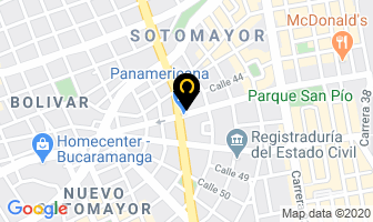 Mapa de Pizzería Dc'os en Bucaramanga
