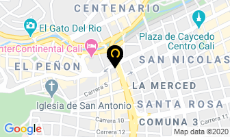 Mapa de Pizzería La Curva en Cali