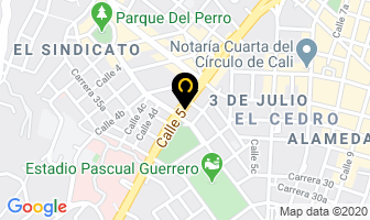 Mapa de Pizzeria La Piazzet en Cali