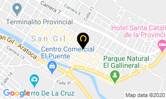 Mapa de Pizzeria Pierrot en San Gil