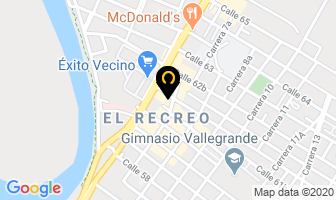 Mapa de Pizzería Restaurante Basílico en Montería