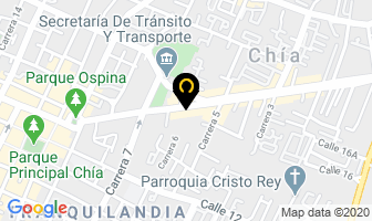Mapa de Pizzeria Super Fast en Chía