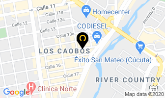 Mapa de Pizzeta Y Gelato en Cúcuta