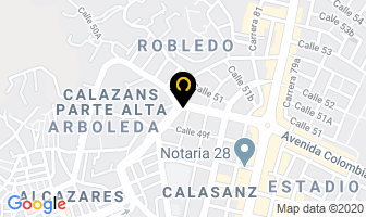 Mapa de Pj-Sistemas en Medellín