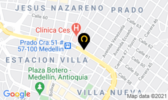 Mapa de Placeres Sweet en Medellín