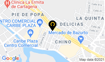 Mapa de Plan International en Cartagena