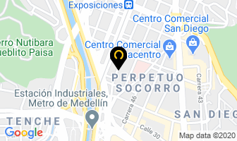 Mapa de Planautos S.a. en Medellín