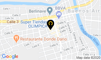 Mapa de Planeta Jeans en Fundación