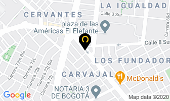 Mapa de Planeta Motos Ltda. en Bogotá D.C