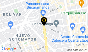 Mapa de Planeta Spinning en Bucaramanga
