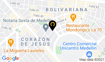 Mapa de Planeta Turistico en Medellín