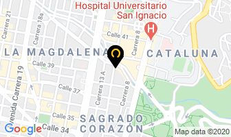Mapa de Planeta Web Colombia en Bogotá D.C