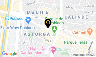 Mapa de Planetaria S.a.s. en Medellín
