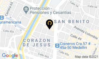 Mapa de Planicálculos en Medellín
