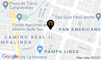 Mapa de Plantas Alameda en Cali