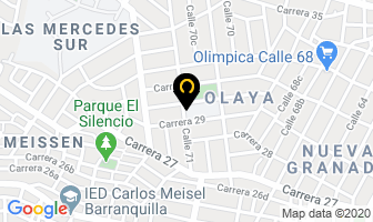 Mapa de Plantas Y Equipos en Barranquilla