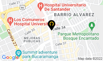 Mapa de Plasti-Center en Bucaramanga