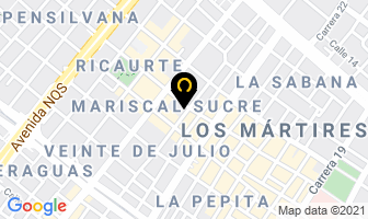 Mapa de Plasti Hules Ricaurte en Bogotá D.C