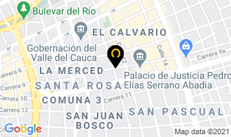 Mapa de Plasticajas en Cali