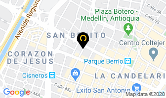 Mapa de Plasticos & Papeles E.u. en Medellín