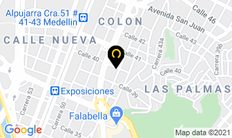 Mapa de Plásticos Boston en Medellín